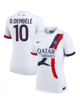 Zenske Futbalové oblečenie Paris Saint-Germain Ousmane Dembele #10 2024-25 Krátky Rukáv - Preč